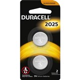 DURACELL SPECIALITY BUTTON BATTERY DL2025 LITHIUM 2 PACK