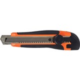 MARBIG HEAVY DUTY CUTTER KNIFE FLUORO ORANGE WITH WHEEL LOCK MEDIUM SINGLE