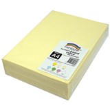 RAINBOW SYSTEM BOARD 200GSM A4 YELLOW PACK 200