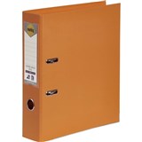 MARBIG PE LINEN LEVER ARCH A4 ORANGE