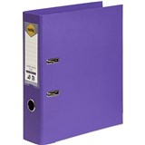 MARBIG PE LINEN LEVER ARCH A4 PURPLE