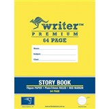 WRITER PREMIUM STORY BOOK 64 PAGE 12 PLAIN  12 RULED