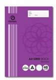 OLYMPIC  TUDOR GRID BOOKS A4 48 PAGE 10MM GRID RULED G104
