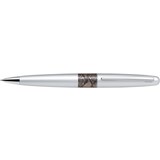 PILOT MR BALLPOINT PEN MR2 PYTHON SILVER BARREL MEDIUM BLACK INK