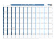 PLANNER UPWARD WALL 4700 YEAR 690X470MM LAMINATED FLAT 2027