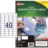 Avery 959230 No Peel Industrial Labels White L6145