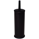 TOILET BRUSH SET COMPASS 100x270MM HANDLE 380MM POWDER COATED BLACK