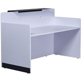 Rapid Span Reception Counter Brilliant White Only 1800mm W x 800mm D Worksurface