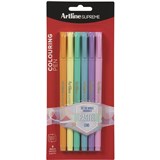 ARTLINE SUPREME FINELINER PENS 06MM PASTEL ASSORTED COLOURS PACK OF 6