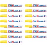 ARTLINE 400 PAINT MARKERS 23MM BULLET YELLOW PACK OF 15