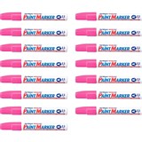 ARTLINE 400 PAINT MARKERS 23MM BULLET PINK PACK OF 15