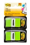POSTIT FLAG TWIN PACKS 680BG2 BRIGHT GREEN PK2