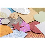 ZART PAPER HANDMADE COLLAGE SHAPES PACK OF 500GM