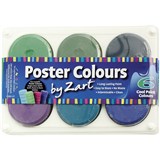 ZART PAINT COOL PAINT COLOURS PACK OF 6