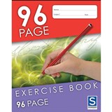 SOVEREIGN 225X175MM EXERCISE BOOK 8MM RULED 96 PAGE