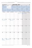 COLLINS CALENDAR WALL PLANNER Wiro 12 Month 300x432mm 2027
