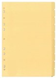A4 10 CUT MANILLA DIVIDERS BUFF  10 SETS OF 10TAB  EH STAT PK10