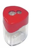 STAT SHARPENER DOUBLE Metal With Canister Assorted EACH
