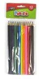 PENCIL COLOURED DATS PK12 ASSORTED COLOURS