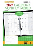 DAYPLANNER DESK EDITION REFILLS 7 RING MONTHLY DATED TAB REFILL 1 YEAR 2027
