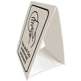 DURUS HEALTH AND SAFETY SIGN TAP AND GO PREFERRED PAYMENT BLACK  WHITE