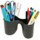 MARBIG ENVIRO DUO PENCIL CUP BLACK