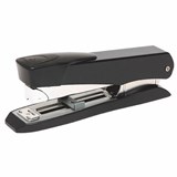 REXEL FRONT LOAD STAPLER CLAM BLACK 45 SHEET