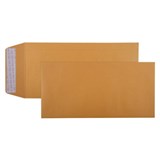 305x150mm STRIP SEAL GOLD KRAFT ENVELOPES BOX250