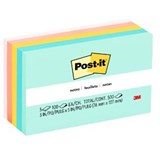 POSTIT 655AST ASSORTED NOTES 73X123MM BEACHSIDE CAFE PASTEL PK5