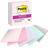 POSTIT SUPER STICKY RECYCLED NOTES 6545SSNRP 76X76MM PK5