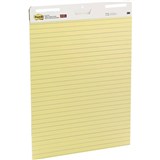 POSTIT EASEL PAD 635X775MM YELLOW LINED 561
