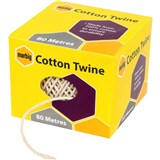 COTTON TWINE BALL 80M NATURAL