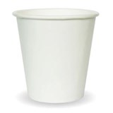 ECSWO6W ECO 200ML 6OZ SINGLE WALL PAPER CUPS BOX 1000