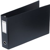 A3 4D 65MM BINDER BLACK LANDSCAPE OBLONG PVC BANTEX 1468410 100851531
