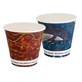 8OZ SINGLE WALL INDIGENOUS PAPER CUPS CTN1000
