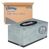 KLEENEX 4715 EXECUTIVE TISSUES 2 PLY 200 SHEET CTN 24