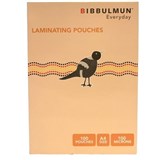 A4 LAMINATING POUCHES 100 MICRON 216X303MM PK100 M18100303 GLOSS