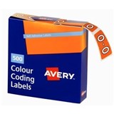 ALPHABETICAL COLOUR CODING LABELS  O  BOX OF 500 BX500