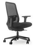 PARKER MESH BACK CHAIR WITH ARMS AND BUILT IN LUMBAR SUPPORT