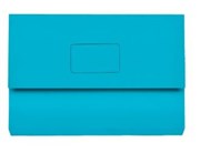 DOCUMENT WALLET FOOLSCAP BLUE SLIMPICK MANILLA 4004001 100851691