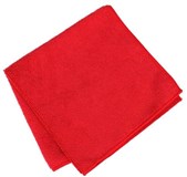 REGAL PREMIUM MICROFIBRE CLOTH 400x400mm All Purpose Red Pack of 5