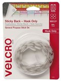 HOOK ONLY DOTS VELCRO 16MM WHITE PK100