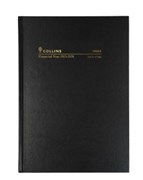 COLLINS FINANCIAL YEAR DIARY A4 1 DAY TO PAGE BLACK 1ST JULY  30TH JUNE