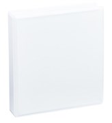 A5 2D RING 25MM WHITE INSERT BINDER  5001108 2531207