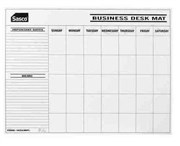 SASCO DESK CALENDAR MAT REFILL UNDATED PK12