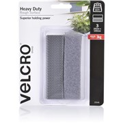 VELCRO HEAVY DUTY HOOK  LOOP ROUGH SURFACE 25 x 100MM PACK OF 3