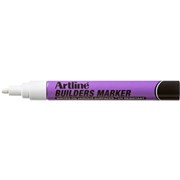 ARTLINE BUILDERS PAINT MARKER 15MM BULLET WHITE