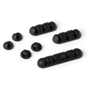 CAVOLINE CLIP MIX CABLE CLIPS SELFADHESIVE GRAPHITE PACK OF 7