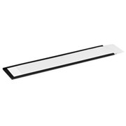 DURABLE MAGNETIC CPROFILE STRIP 40 x 200mm Charcoal Pack of 20
