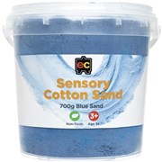 EC SENSORY COTTON SAND 700GM TUB BLUE